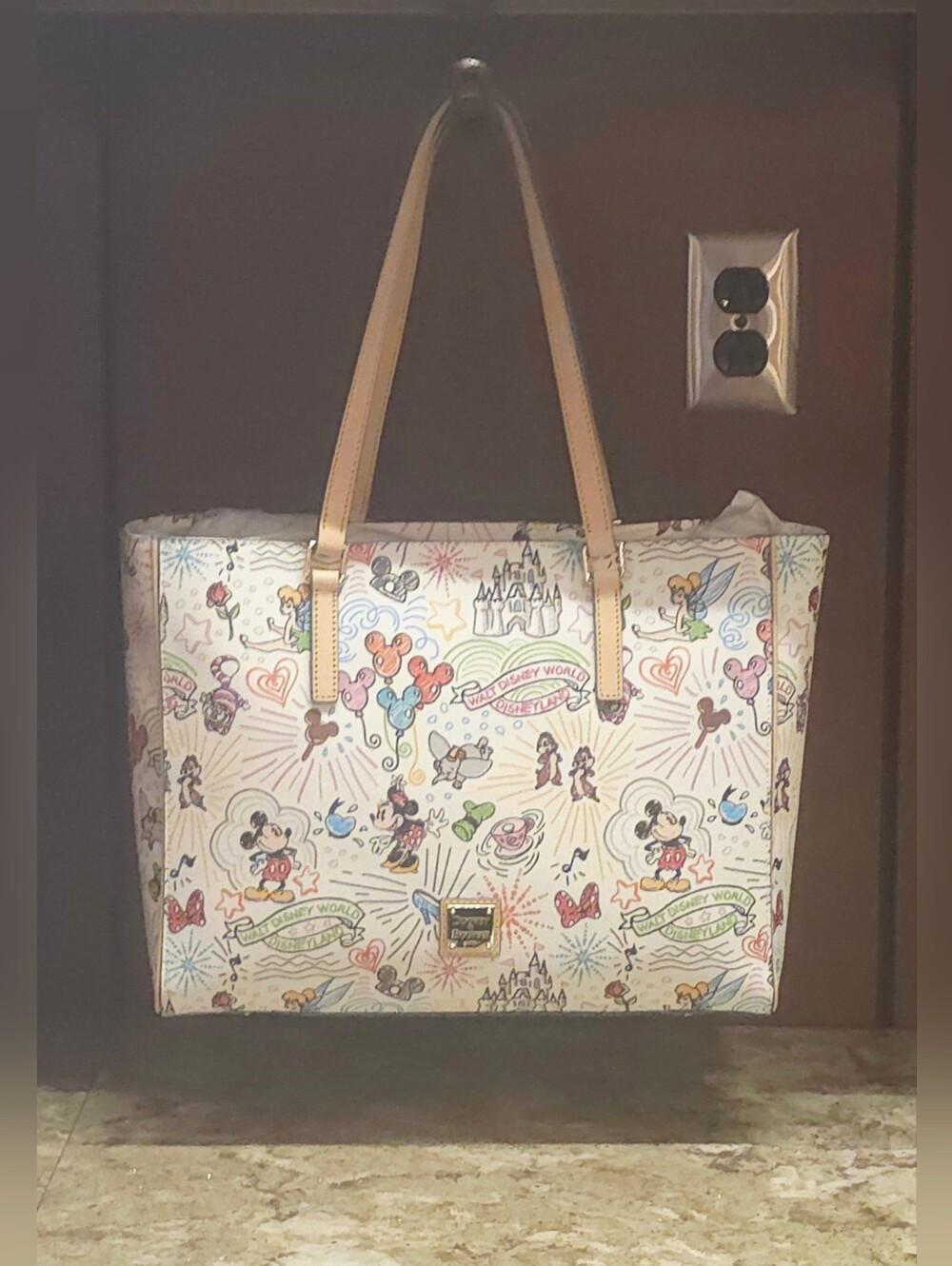 Disney Sketch Dooney & Bourke Tote Bag
